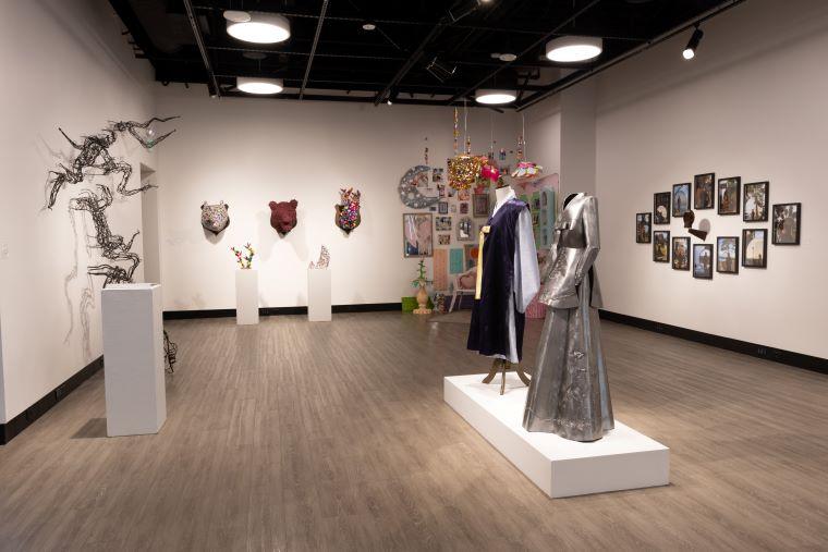 A glance of the studio art exhibition
