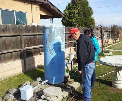 Domestic wells tapping contaminated water