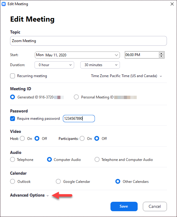 Edit Meeting window with fields for meeting title, description, time, and attendees.