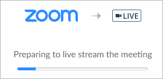 Go Live on Zoom