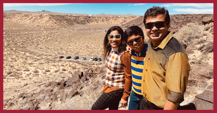 Kumar and family